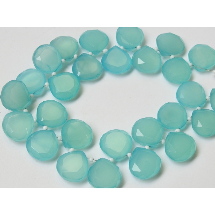 14X14MM Pair,Aqua Blue Chalcedony Faceted Hearts,Teardrop,Drop,Loose Stone,Handmade,For Making Jewelry,Wholesaler,Supplies PME-CY2 | Save 33% - Rajasthan Living 10