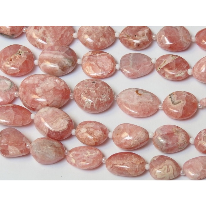 Rhodochrosite Smooth Tumble,Nugget,Loose Stone 12Inch Strand 15X13To8X7MM Approx Wholesale Price New Arrival 100%Natural (pme)TU5 | Save 33% - Rajasthan Living 6