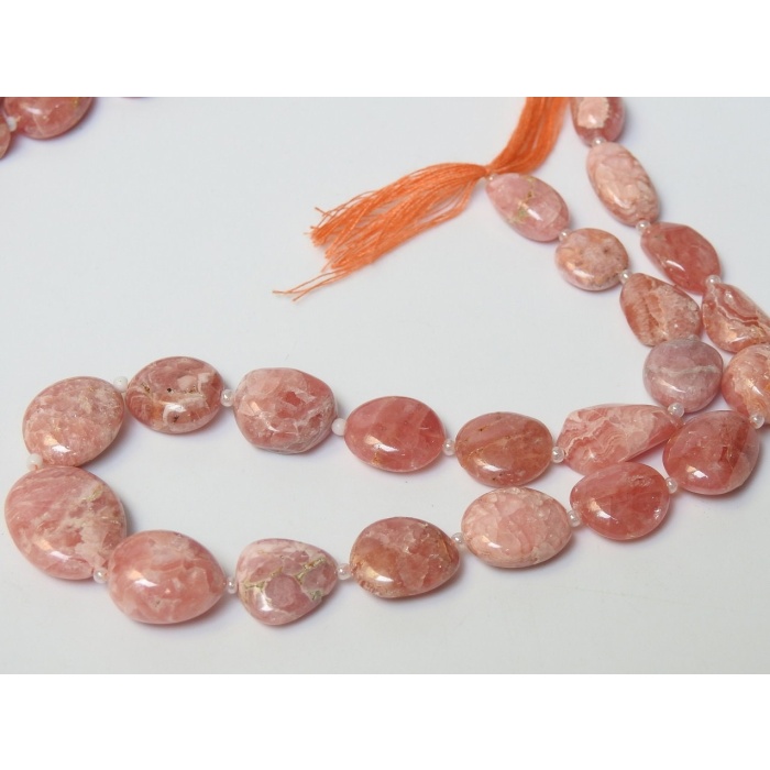 Rhodochrosite Smooth Tumble,Nugget,Loose Stone 12Inch Strand 15X13To8X7MM Approx Wholesale Price New Arrival 100%Natural (pme)TU5 | Save 33% - Rajasthan Living 7