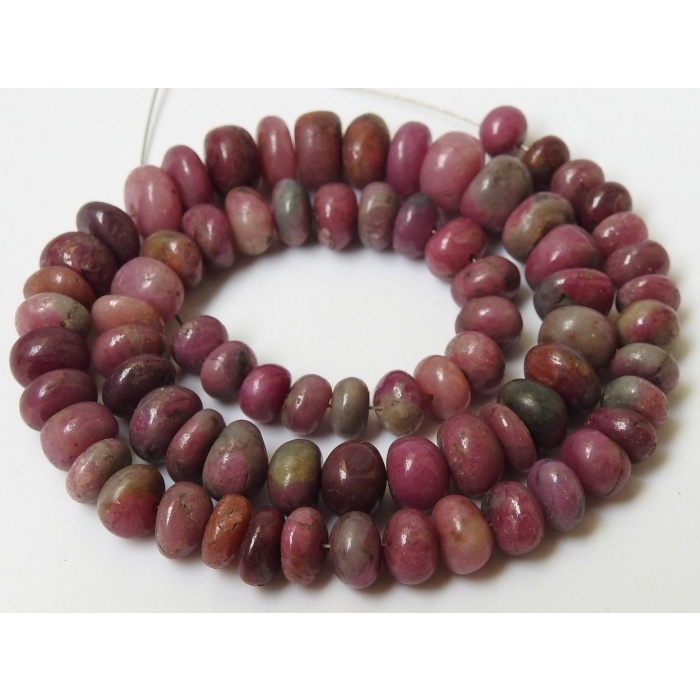 Natural Ruby Smooth Handmade Roundel Beads,Handmade,Loose Stone,Wholesale Price,New Arrival (Pme) B5 | Save 33% - Rajasthan Living 9