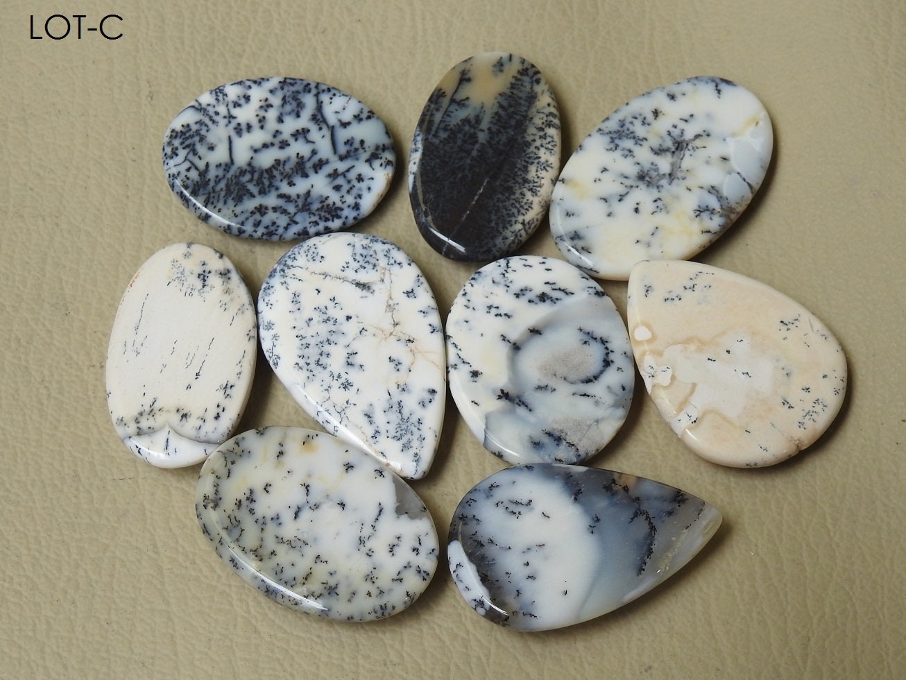 Dendrite Opal Cabochons Lot,Smooth,Fancy Shape,Handmade,Loose Stone,Wholesaler,Supplies,New Arrivals,100%Natural C2 | Save 33% - Rajasthan Living 21