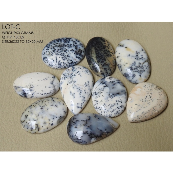 Dendrite Opal Cabochons Lot,Smooth,Fancy Shape,Handmade,Loose Stone,Wholesaler,Supplies,New Arrivals,100%Natural C2 | Save 33% - Rajasthan Living 10