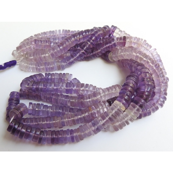 Natural Amethyst Smooth Tyre,Coin,Button,Wheel Shape Bead,Multi Shaded,Loose Stone,Wholesaler,Supplies New Arrival 16Inch Strand (Pme)T1 | Save 33% - Rajasthan Living 7