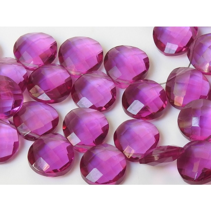 Rodolite Pink Quartz Micro Faceted Hearts,Teardrop,Drop,Loose Stone,Earrings Pair,For Making Jewelry,Hydro 10X10MM Approx (pme) | Save 33% - Rajasthan Living 6