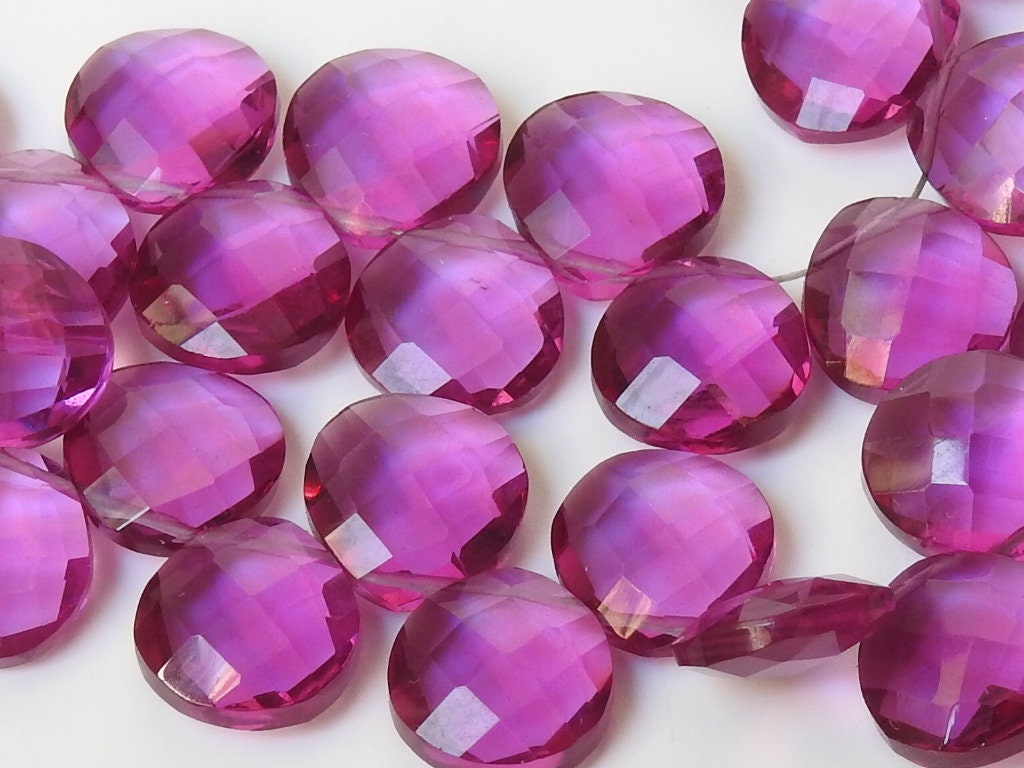 Rodolite Pink Quartz Micro Faceted Hearts,Teardrop,Drop,Loose Stone,Earrings Pair,For Making Jewelry,Hydro 10X10MM Approx (pme) | Save 33% - Rajasthan Living 15