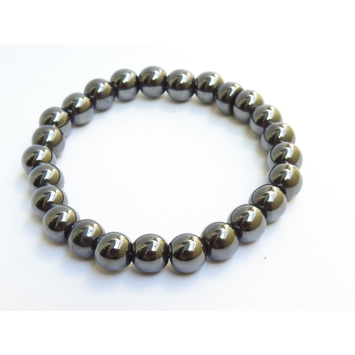 Pyrite Beaded Bracelet,Smooth,Sphere,Ball,Roundel,Beads,Wholesaler,Supplies,Gemstones For Jewelry,Gift For Her 24Piece 8MM Approx (pme)B4 | Save 33% - Rajasthan Living 7