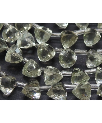 Natural Green Amethyst Micro Faceted Trillions,Triangle,Briolettes 10Piece Strand 7X7To6X6MM Approx Wholesale Price,New Arrival PME-BR6 | Save 33% - Rajasthan Living 3