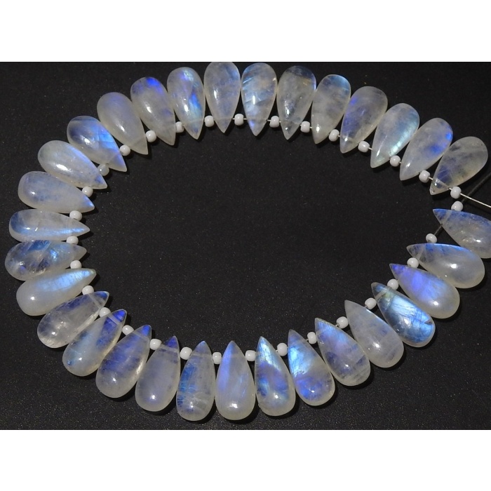 White Rainbow Moonstone Smooth Teardrop,Blue Flashy Fire,Loose Stone,Bead,Calibrated Stone,Earrings Pair,Making Jewelry,Wholesaler PME-CY3 | Save 33% - Rajasthan Living 9