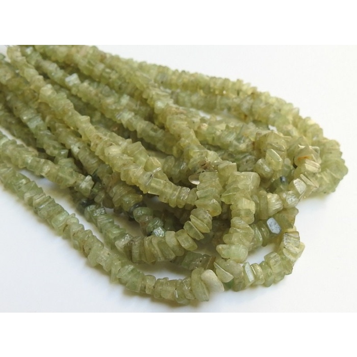 100%Natural/Green Kyanite Rough Beads/Anklets/Chip/Uncut/Nugget/8Inch Strand 5X3MM Approx/Wholesale Price/New Arrival/RB7 | Save 33% - Rajasthan Living 6