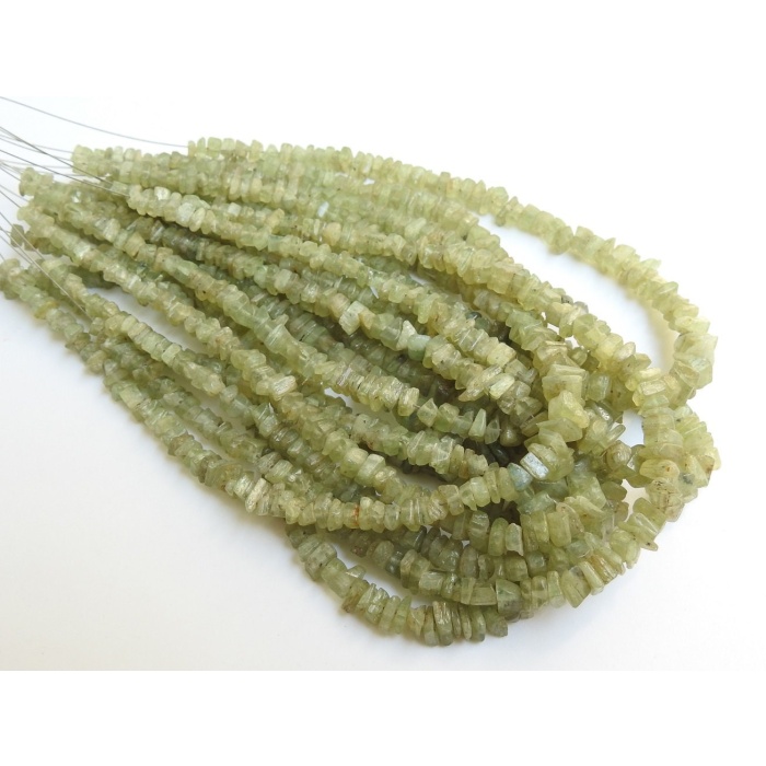 100%Natural/Green Kyanite Rough Beads/Anklets/Chip/Uncut/Nugget/8Inch Strand 5X3MM Approx/Wholesale Price/New Arrival/RB7 | Save 33% - Rajasthan Living 8