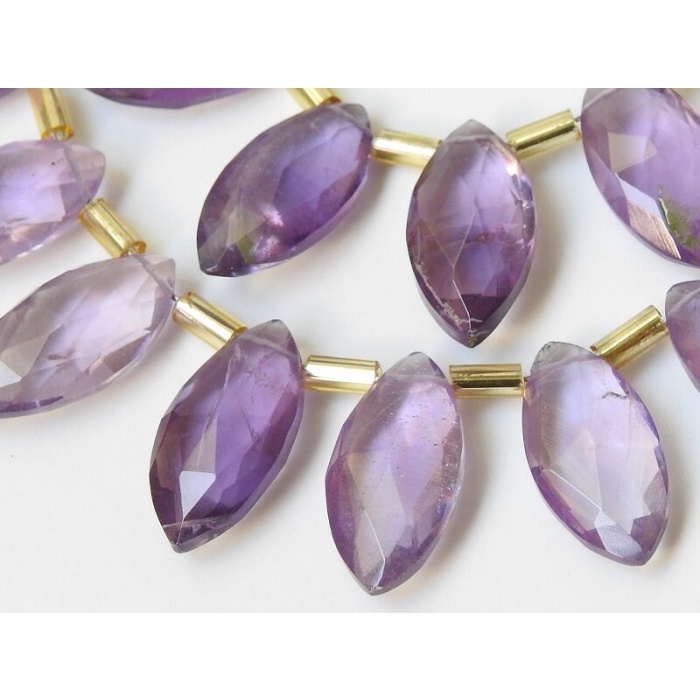 15X8MM Pair,Amethyst Faceted Marquise,Briolette,Loose Stone,Earring,Handmade,Wholesale Price,New Arrival PME-CY3 | Save 33% - Rajasthan Living 8