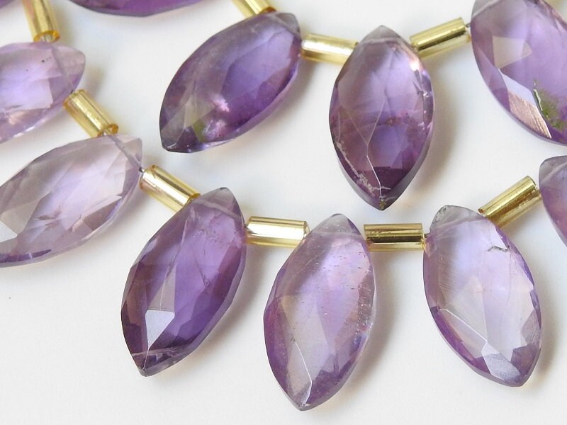 15X8MM Pair,Amethyst Faceted Marquise,Briolette,Loose Stone,Earring,Handmade,Wholesale Price,New Arrival PME-CY3 | Save 33% - Rajasthan Living 14