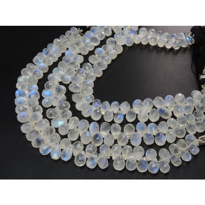 White Rainbow Moonstone Faceted Drop,Teardrop,Loose Bead,Multi Flashy Fire,For Making Jewelry,Wholesaler,Supplies,8Inch 100%Natural PME-BR2 | Save 33% - Rajasthan Living 13