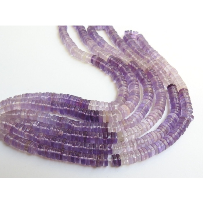 Natural Amethyst Smooth Tyre,Coin,Button,Wheel Shape Bead,Multi Shaded,Loose Stone,Wholesaler,Supplies New Arrival 16Inch Strand (Pme)T1 | Save 33% - Rajasthan Living 9