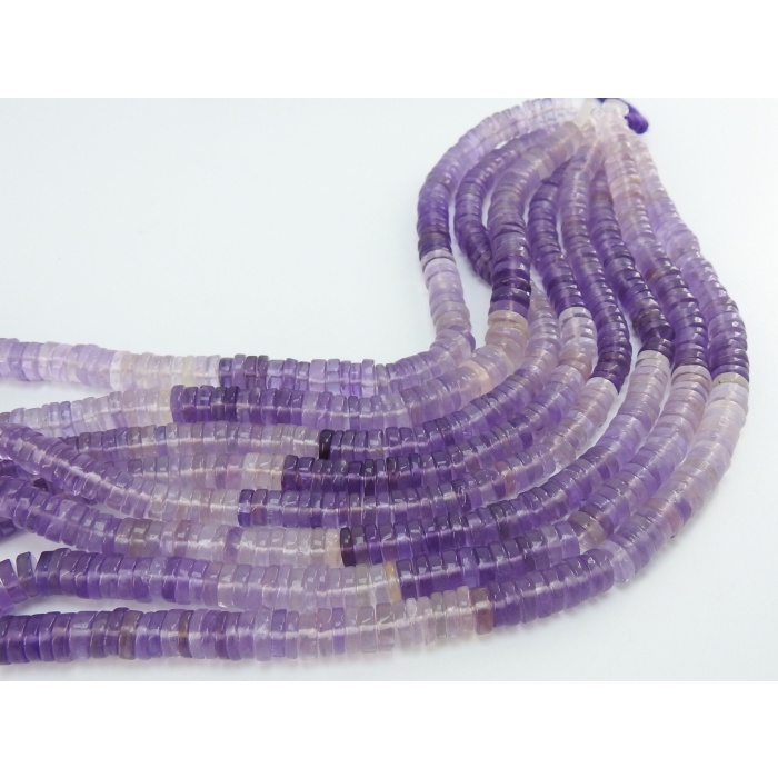 Natural Amethyst Smooth Tyre,Coin,Button,Wheel Shape Bead,Multi Shaded,Loose Stone,Wholesaler,Supplies New Arrival 16Inch Strand (Pme)T1 | Save 33% - Rajasthan Living 8