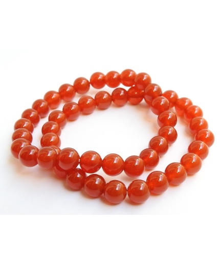 Carnelian Bracelet,Sphere Ball,Round Bead,Smooth,Handmade,Loose Stone,Fashionable Jewelry,Personalized Gift 8Inch 8MM Approx (pme)B4 | Save 33% - Rajasthan Living