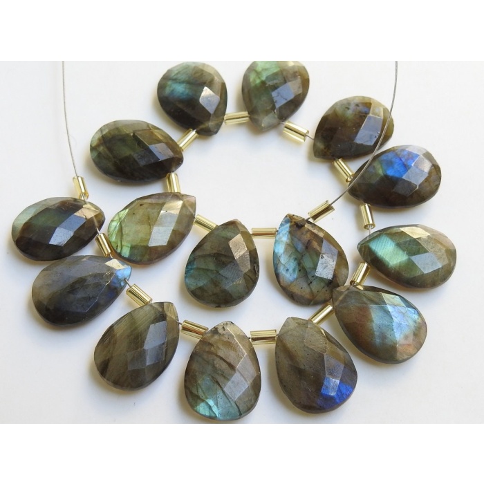 Labradorite Faceted Teardrop,Drop,Loose Stone,Multi Flashy Fire,Wholesale Price,New Arrival,12X8MM,100%Natural,PME-CY3 | Save 33% - Rajasthan Living 9