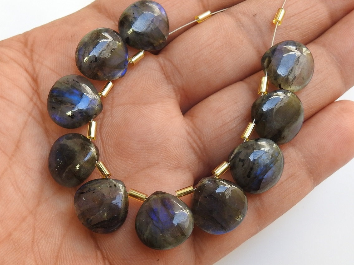 14X14MM Pair,Labradorite Smooth Hearts,Teardrop,Drop,Handmade,Multi Flashy Fire,For Making Jewelry,Wholesaler,Supplies CY3 | Save 33% - Rajasthan Living 13