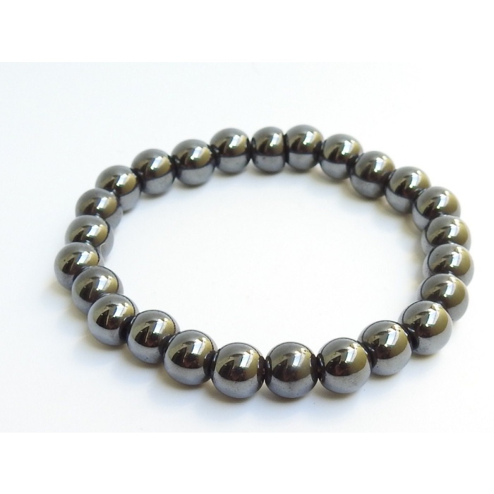 Pyrite Beaded Bracelet,Smooth,Sphere,Ball,Roundel,Beads,Wholesaler,Supplies,Gemstones For Jewelry,Gift For Her 24Piece 8MM Approx (pme)B4 | Save 33% - Rajasthan Living 8