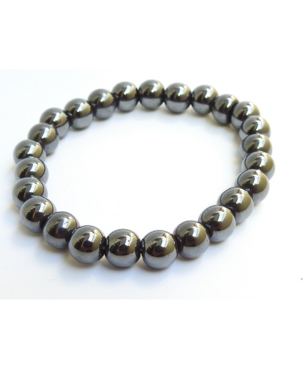 Pyrite Beaded Bracelet,Smooth,Sphere,Ball,Roundel,Beads,Wholesaler,Supplies,Gemstones For Jewelry,Gift For Her 24Piece 8MM Approx (pme)B4 | Save 33% - Rajasthan Living