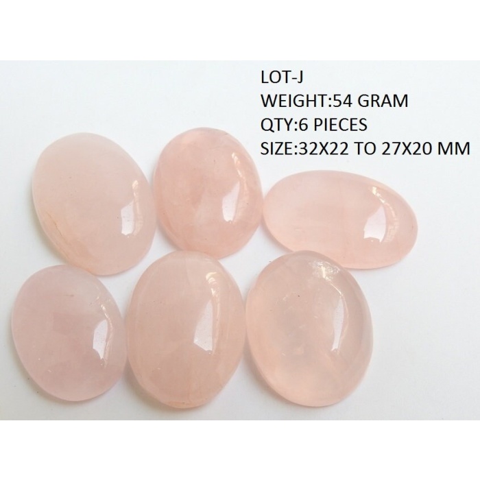 Rose Quartz Smooth Cabochon Lot,Oval Shape,Handmade,Loose Gemstone,For Making Jewelry | Save 33% - Rajasthan Living 14