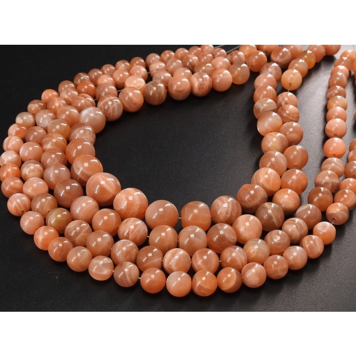 Peach Moonstone Smooth Sphere Ball Bead,Round Shape,Roundel,Handmade,Loose Stone,Wholesaler,Supplies,14Inch Strand 100%Natural (Pme)B7 | Save 33% - Rajasthan Living 11