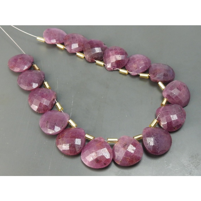 Natural Ruby Faceted Heart,Teardrop,Earrings Pair,Loose Gemstone,For Making Jewelry,Handmade,Drop Wholesaler Supplies | Save 33% - Rajasthan Living 11