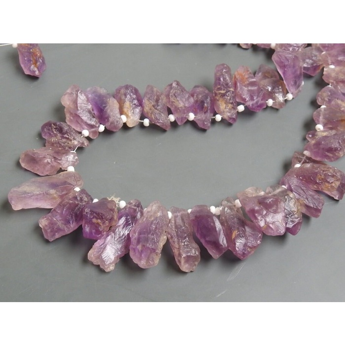 Amethyst Natural Rough Stick,Loose Raw,Bead,Crystal,Minerals,12Inch Strand 25X10To15X8MM Approx,Wholesale Price,New Arrival PME(R6) | Save 33% - Rajasthan Living 9