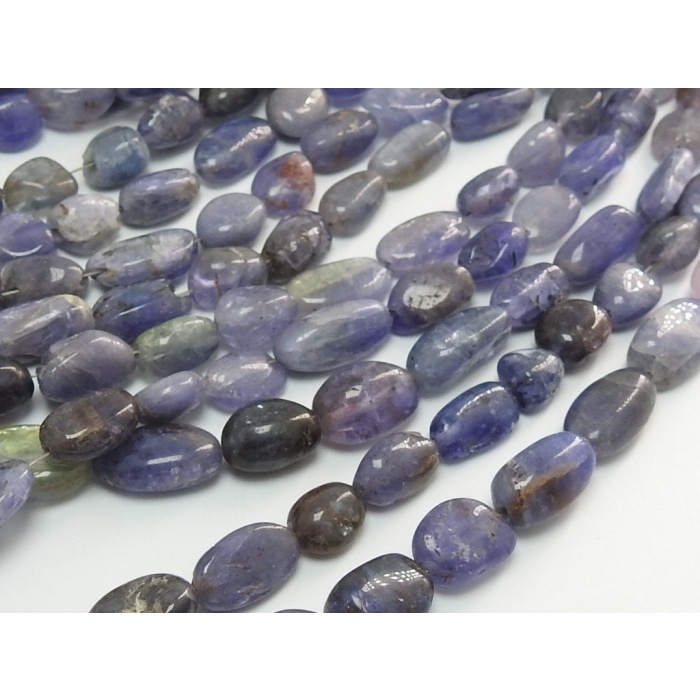 Natural Blue Tanzanite Smooth Tumble,Nuggets,Loose Stone,Handmade Bead,For Making Jewelry,Wholesale Price New Arrival 14Inch Strand (TU5) | Save 33% - Rajasthan Living 12