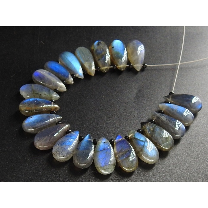 labradorite smooth teardrop,blue flashy fire,natural gemstone,calibrated size,loose stone,for making jewelry,earrings pair 15x7mm  PME CY3 | Save 33% - Rajasthan Living 10
