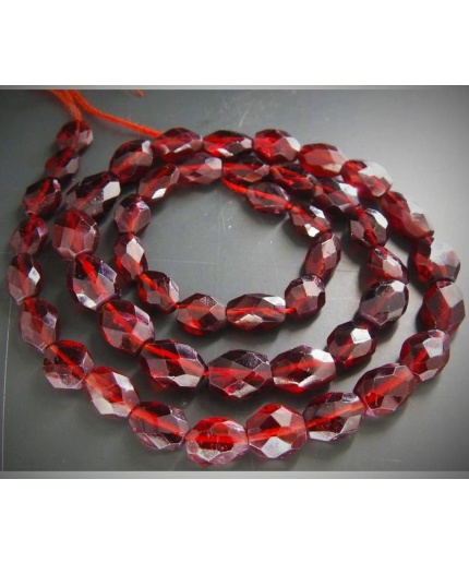 100%Natural Mozambique Garnet Faceted Tumble,Nugget,Loose Stone,Handmade,For Jewelry Making 16Inch Strand 10X7To5X4 MM Approx PMETU2 | Save 33% - Rajasthan Living