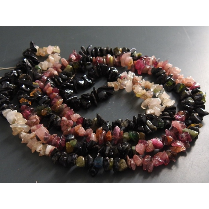 Tourmaline Natural Rough Bead,Anklet,Chip,Loose Raw Stone,Multi Shaded,32Inch Strand 8X5To5X3MM Approx,Wholesaler,Supplies,PME(RB2) | Save 33% - Rajasthan Living 11