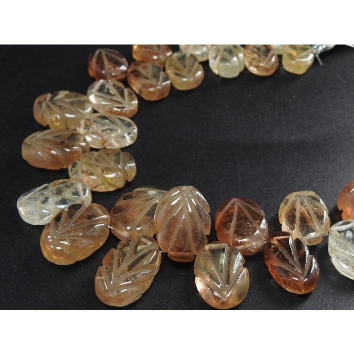Natural Imperial Topaz Carving Bead,Marquise Shape,Briolettes,32Pieces 17X13To11X8MM Approx,Wholesale Price,New Arrival PME(BR9) | Save 33% - Rajasthan Living 9
