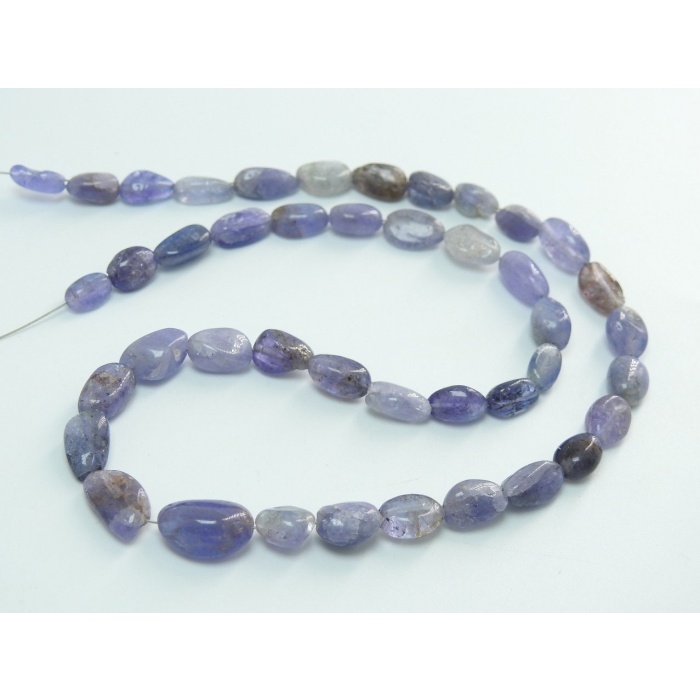 Natural Blue Tanzanite Smooth Tumble,Nuggets,Loose Stone,Handmade Bead,For Making Jewelry,Wholesale Price New Arrival 14Inch Strand (TU5) | Save 33% - Rajasthan Living 8