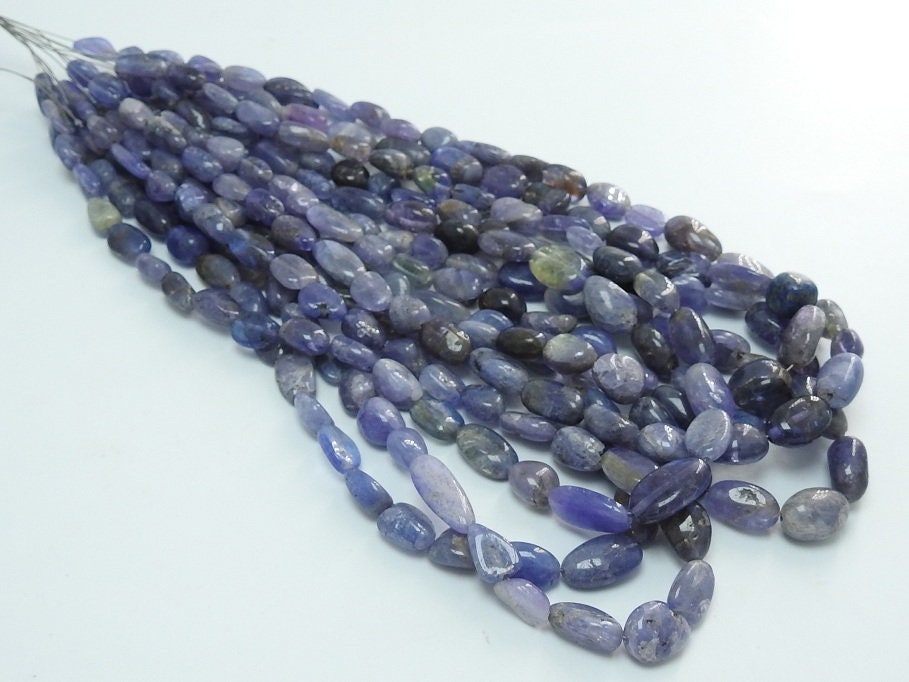 Natural Blue Tanzanite Smooth Tumble,Nuggets,Loose Stone,Handmade Bead,For Making Jewelry,Wholesale Price New Arrival 14Inch Strand (TU5) | Save 33% - Rajasthan Living 21