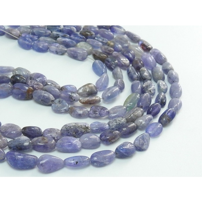 Natural Blue Tanzanite Smooth Tumble,Nuggets,Loose Stone,Handmade Bead,For Making Jewelry,Wholesale Price New Arrival 14Inch Strand (TU5) | Save 33% - Rajasthan Living 9