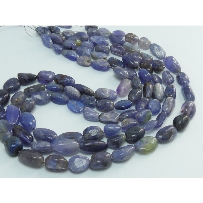 Natural Blue Tanzanite Smooth Tumble,Nuggets,Loose Stone,Handmade Bead,For Making Jewelry,Wholesale Price New Arrival 14Inch Strand (TU5) | Save 33% - Rajasthan Living 6