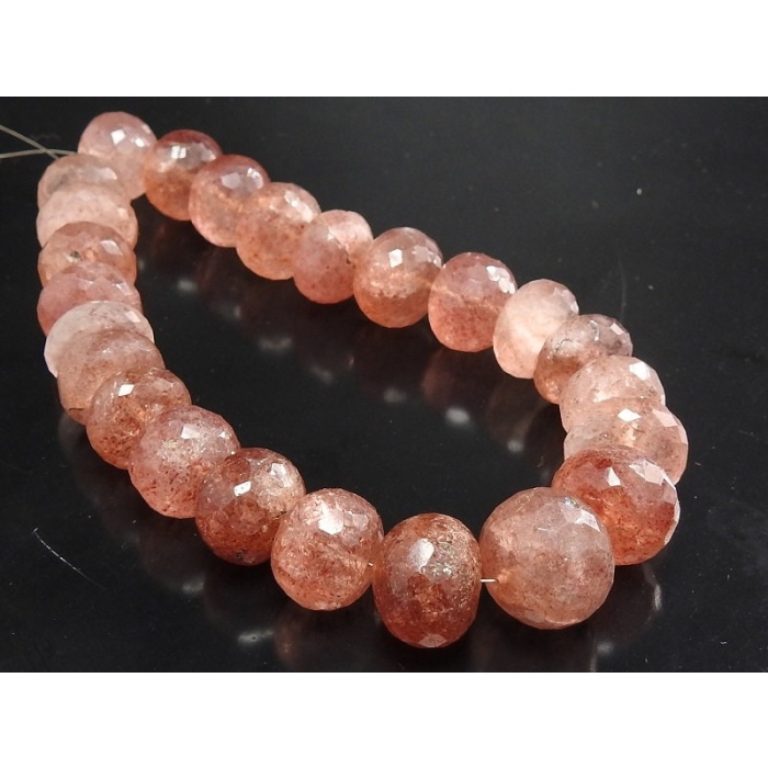Natural Strawberry Quartz Faceted,Roundel Beads,Loose Stone,For Making Jewelry Wholesale Price New Arrival PME(B13) | Save 33% - Rajasthan Living 8