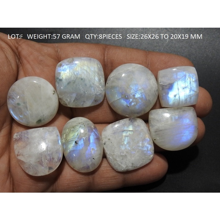 White Rainbow Moonstone Cabochon Lot,Smooth,Blue Flashy Fire,Fancy Shape,Loose Stone,Gemstones For Pendent,Jewelry,Wholesaler,Supplies C1 | Save 33% - Rajasthan Living 11