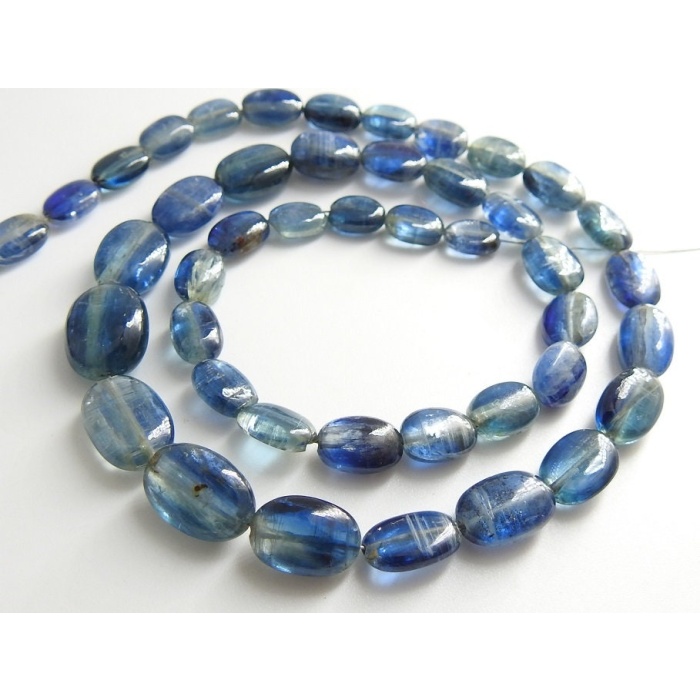 Natural Blue Kyanite Smooth Tumble,Gemstone,Nugget,Oval Shape Bead,Handmade,Loose Stone 16Inch 11X8To6X5MM Approx PME-TU1 | Save 33% - Rajasthan Living 8