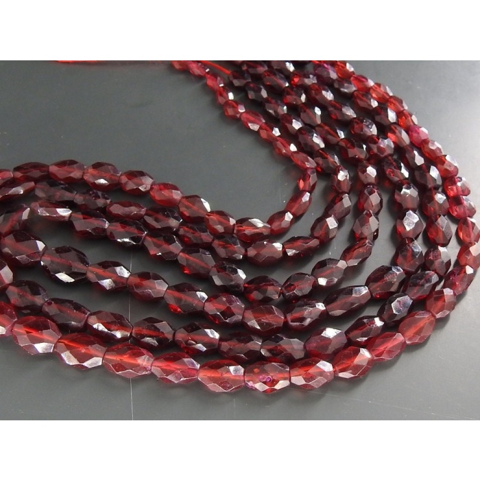 100%Natural Mozambique Garnet Faceted Tumble,Nugget,Loose Stone,Handmade,For Jewelry Making 16Inch Strand 10X7To5X4 MM Approx PMETU2 | Save 33% - Rajasthan Living 14