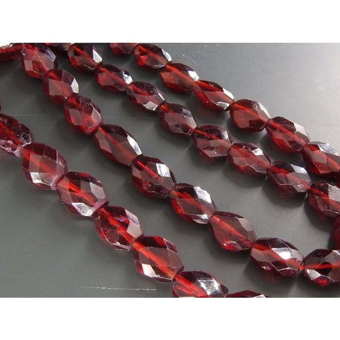 100%Natural Mozambique Garnet Faceted Tumble,Nugget,Loose Stone,Handmade,For Jewelry Making 16Inch Strand 10X7To5X4 MM Approx PMETU2 | Save 33% - Rajasthan Living 10