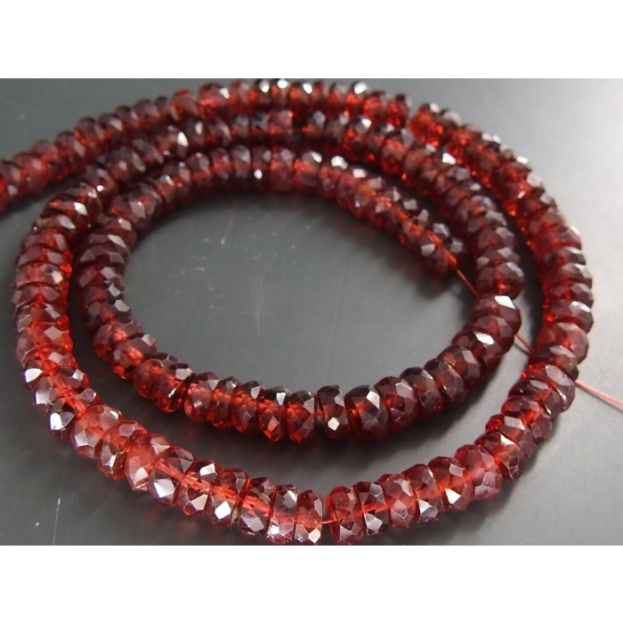 Mozambique Garnet Faceted Roundel Beads,Handmade,Loose Stone,Necklace,For Making Jewelry,16Inch Strand,Wholesaler,Supplies,100%NaturalBB(B6) | Save 33% - Rajasthan Living 10