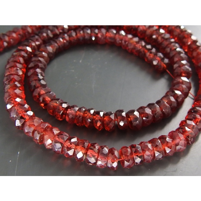 Mozambique Garnet Faceted Roundel Beads,Handmade,Loose Stone,Necklace,For Making Jewelry,16Inch Strand,Wholesaler,Supplies,100%NaturalBB(B6) | Save 33% - Rajasthan Living 8