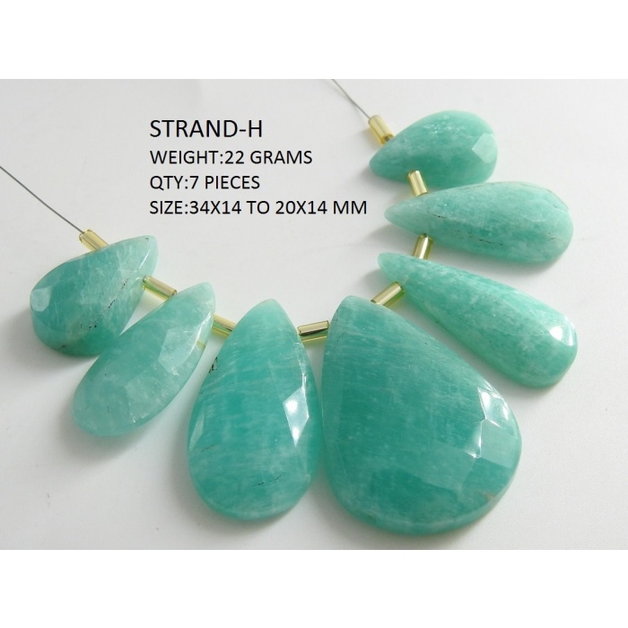 Amazonite Natural Faceted Fancy Pear Shape Cabochon Briolette Wholesale Price New Arrival BR2 | Save 33% - Rajasthan Living 13