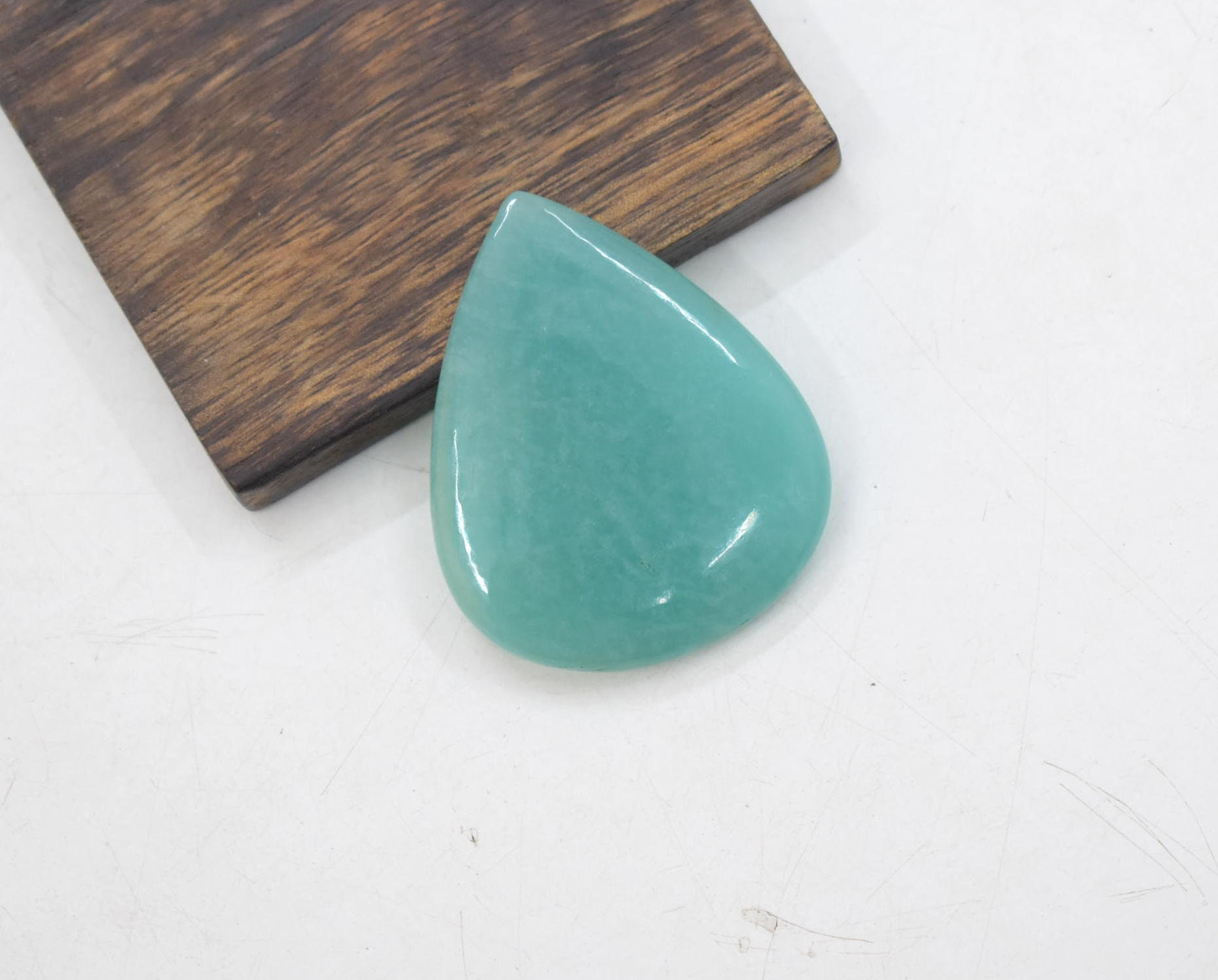 100% Natural African Amazonite Cabochon,Green Amazonite,Handmade Plain Cabochon,Handmade Faceted Cabochon,Natural Color Amazonite | Save 33% - Rajasthan Living 13