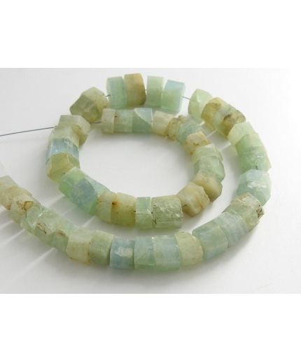 Aquamarine Faceted Tyre,Coin,Button,Wheel Shape Beads,Blue,Loose Stone,10Inch 9X6To6X4MM Approx,Wholesale Price,New Arrival,100%NaturalT2 | Save 33% - Rajasthan Living 3