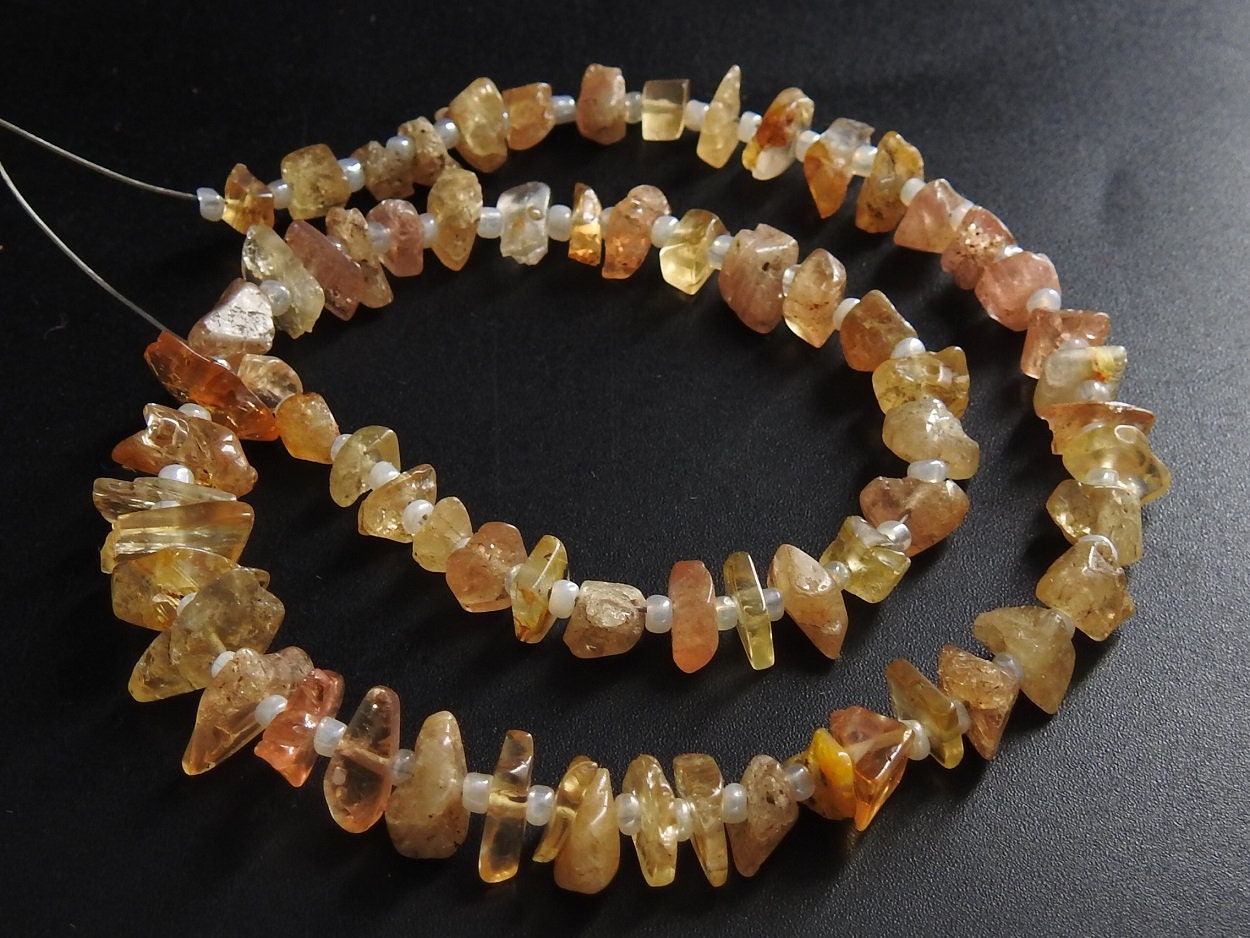 Imperial Topaz Rough,Anklets,Chips,Beads 12Inch 7X5To5X3MM Approx Wholesale Price New Arrival RB6 | Save 33% - Rajasthan Living 12