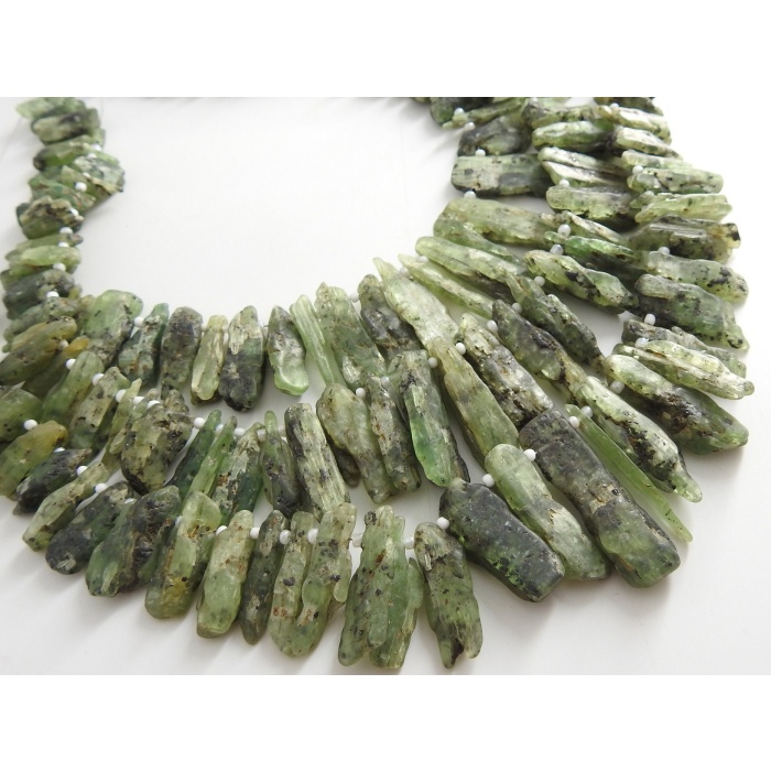 Green Kyanite Natural Rough Stick,Loose Raw Bead,Minerals,Crystal,For Making Jewelry,Wholesaler,Supplies 39X9To15X8MM Approx R6 | Save 33% - Rajasthan Living 13