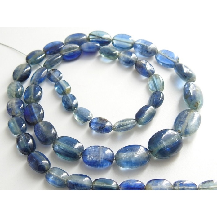Natural Blue Kyanite Smooth Tumble,Gemstone,Nugget,Oval Shape Bead,Handmade,Loose Stone 16Inch 11X8To6X5MM Approx PME-TU1 | Save 33% - Rajasthan Living 9